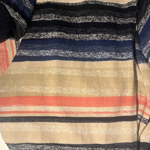 Striped open front long cardigan - Picture 3 of 3